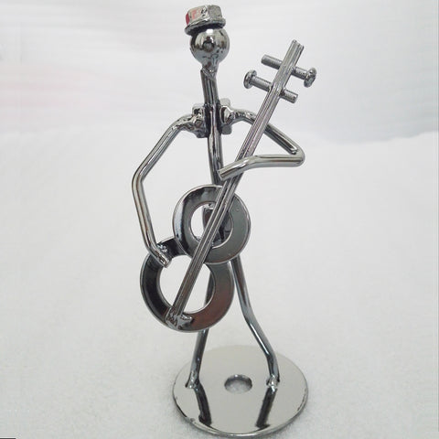 Metal Craft Band of Violin Home Decoration