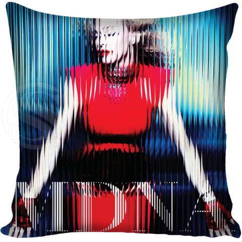 Madonna Style Throw Pillowcase