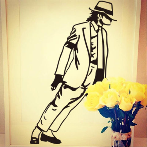 King of Pop Michael Jackson Wall Sticker