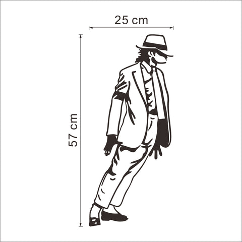 King of Pop Michael Jackson Wall Sticker