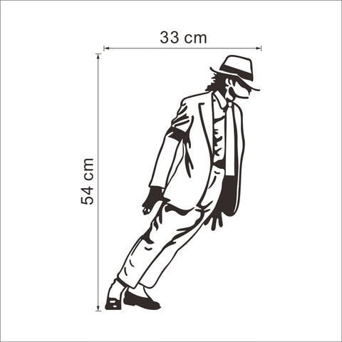 King of Pop Michael Jackson Wall Sticker
