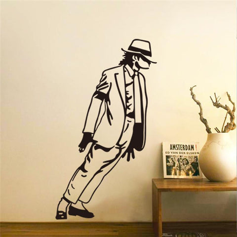 King of Pop Michael Jackson Wall Sticker