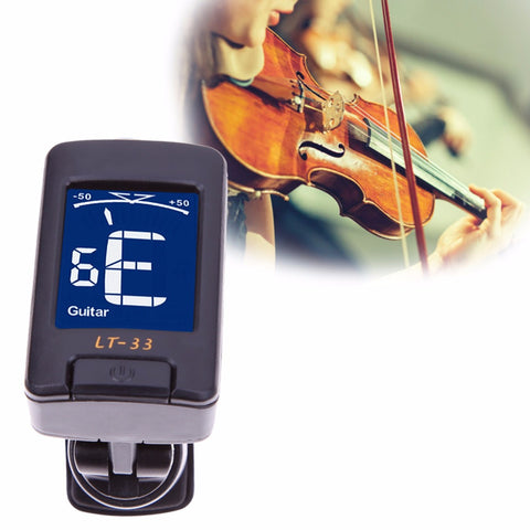 Electronic Clip-on Chromatic Guitar Tuner