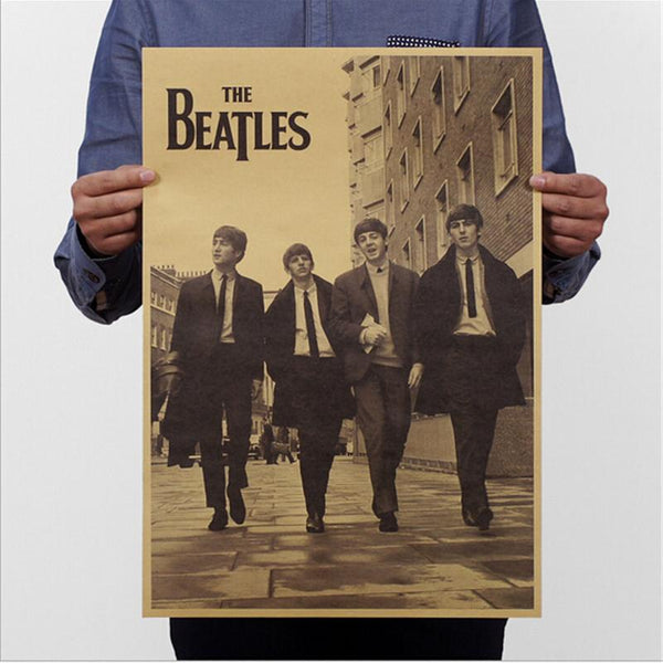 The Beatles Kraft Paper Posters