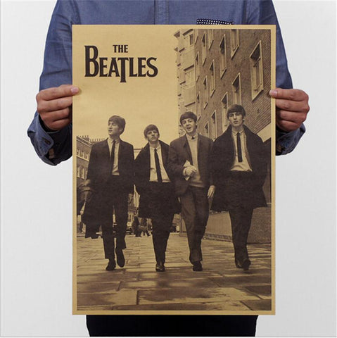 The Beatles Kraft Paper Posters