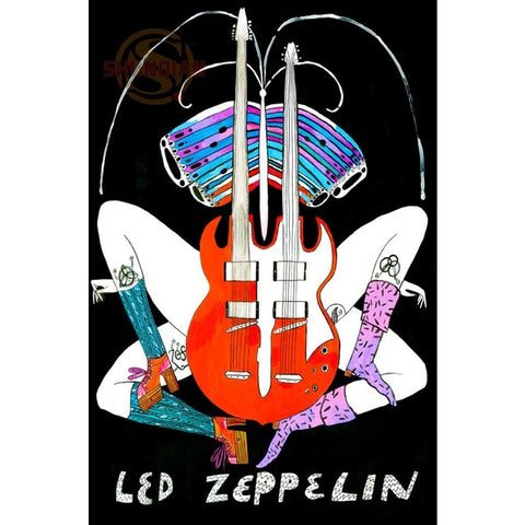 Led Zeppelin Rock Poster