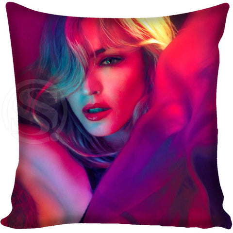 Madonna Style Throw Pillowcase