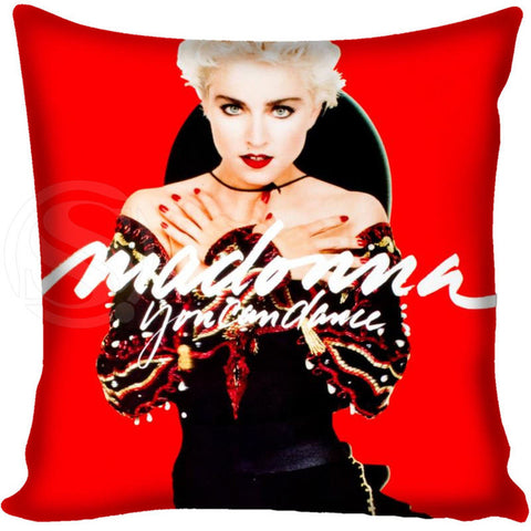 Madonna Style Throw Pillowcase