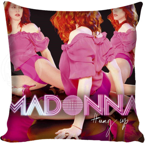 Madonna Style Throw Pillowcase