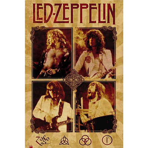 Led Zeppelin Rock Poster