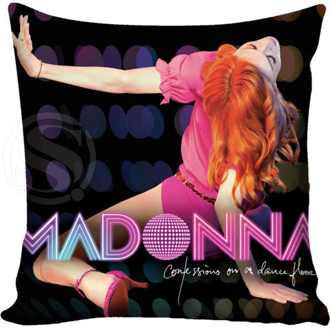 Madonna Style Throw Pillowcase