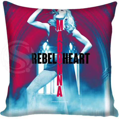 Madonna Style Throw Pillowcase